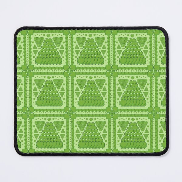 Item preview, Pattern of green hearts designed and sold by Cherevan.