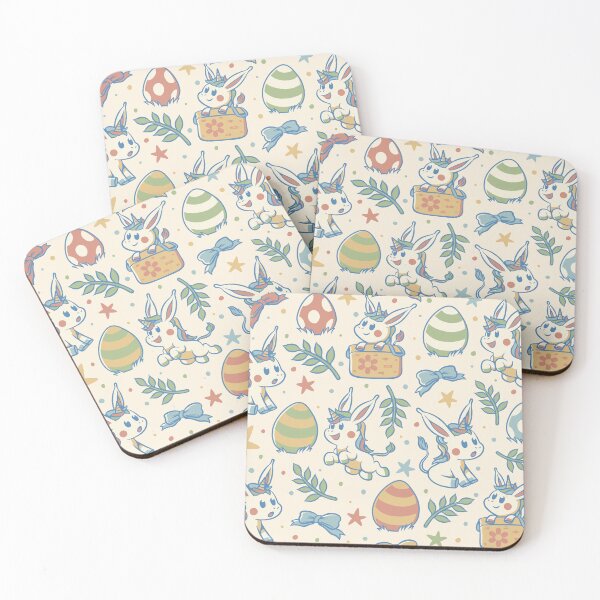 Item preview, Easter Kawaii Unicorn Pattern by Tobe Fonseca designed and sold by Tobe Fonseca®.