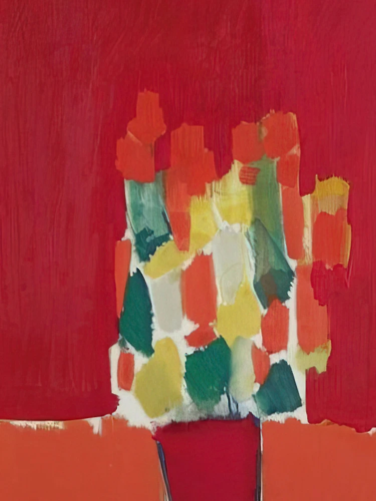 Thumbnail 4 of 4, iPhone Case, Nicolas De Staël Fleurs Rouges 1952 designed and sold by melaartni.