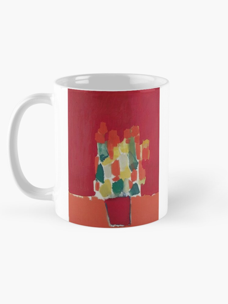 Thumbnail 5 of 6, Coffee Mug, Nicolas De Staël Fleurs Rouges 1952 designed and sold by melaartni.