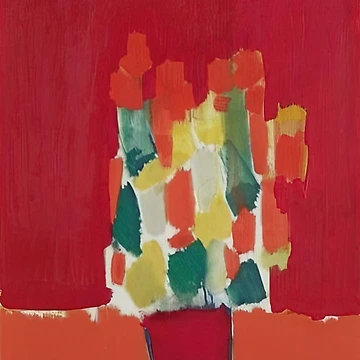 Artwork thumbnail, Nicolas De Staël Fleurs Rouges 1952 by melaartni