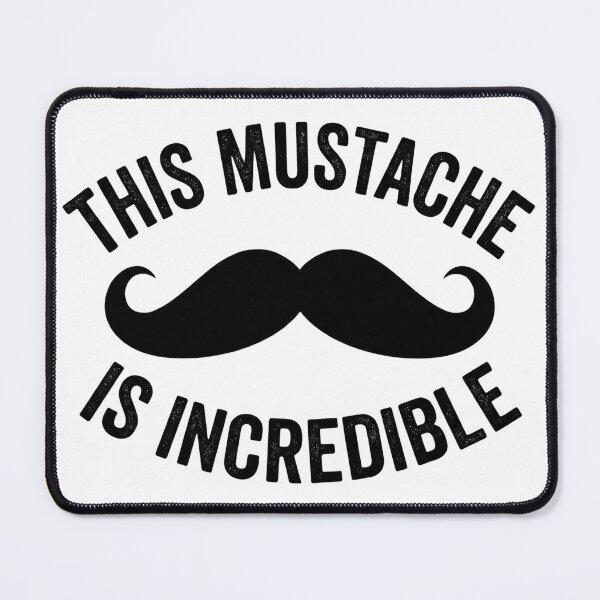 Item preview, This Mustache Is Incredible - Funny Retro Handlebar Mustache designed and sold by Simple Graphics.