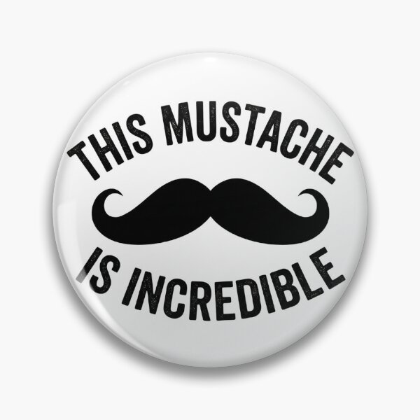 Item preview, This Mustache Is Incredible - Funny Retro Handlebar Mustache designed and sold by Simple Graphics.