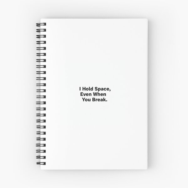 Item preview, I Hold Space, Even When You Break – Minimalist Black & White Quote designed and sold by StillSharp.