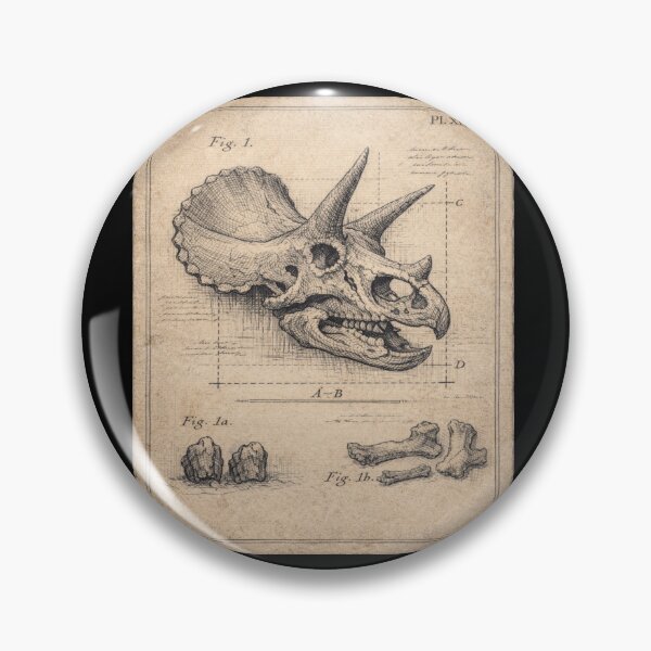 Item preview, Dinosaur Skull Engraving – Gift for Book Lovers • Dark Academia Paleontology Art designed and sold by JacobKAurumhead.
