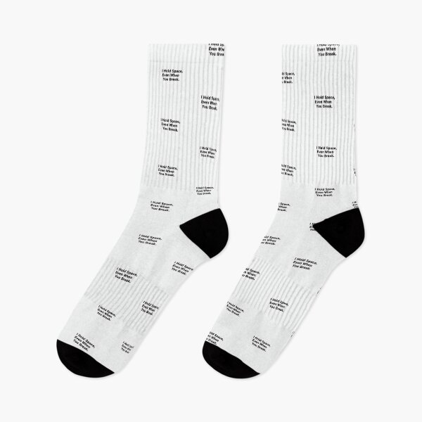 Item preview, I Hold Space, Even When You Break – Minimalist Black & White Quote designed and sold by StillSharp.