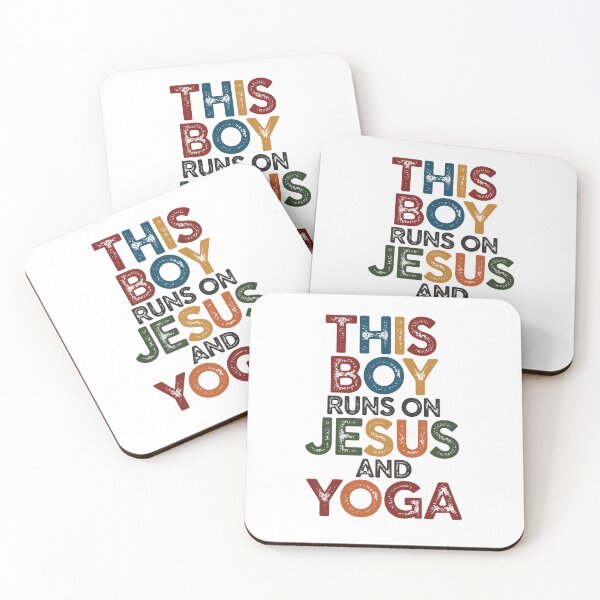 Item preview, this boy runs on jesus and yoga designed and sold by jkrphoto.