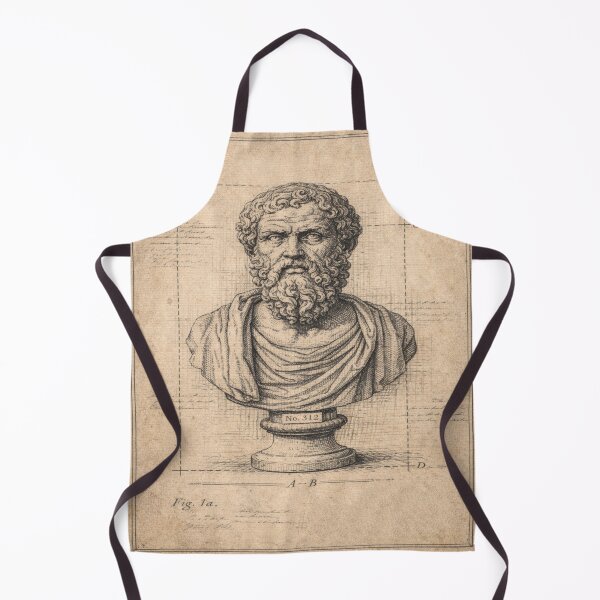 Item preview, Classical Philosopher Engraving – Gift for Book Lovers • Dark Academia Art designed and sold by JacobKAurumhead.