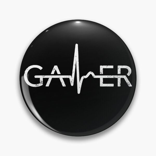 Item preview, Gamer Heart Curve - Pulse Controller Gaming Computer Games designed and sold by Halfstone.