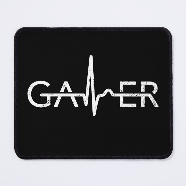 Item preview, Gamer Heart Curve - Pulse Controller Gaming Computer Games designed and sold by Halfstone.