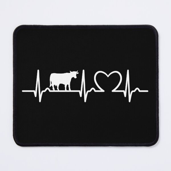 Item preview, Heart rate curve - pulse cow farmer cattle cowshed designed and sold by Halfstone.