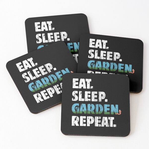 Item preview, Eat Sleep Garden Repeat Garden Gardener Hobby designed and sold by Halfstone.