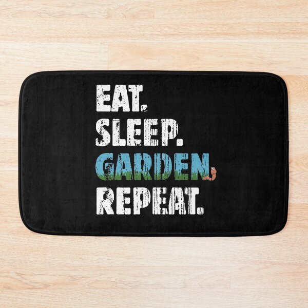 Item preview, Eat Sleep Garden Repeat Garden Gardener Hobby designed and sold by Halfstone.