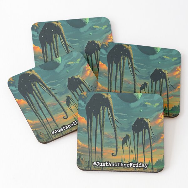 Item preview, Just Another Friday – Surreal Cosmic Creatures designed and sold by The Secret Cabal of Despair.
