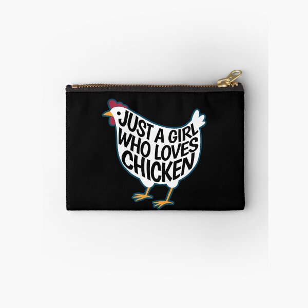 Artikelvorschau, Just a girl who loves chicken funny saying entworfen und verkauft von Halfstone.