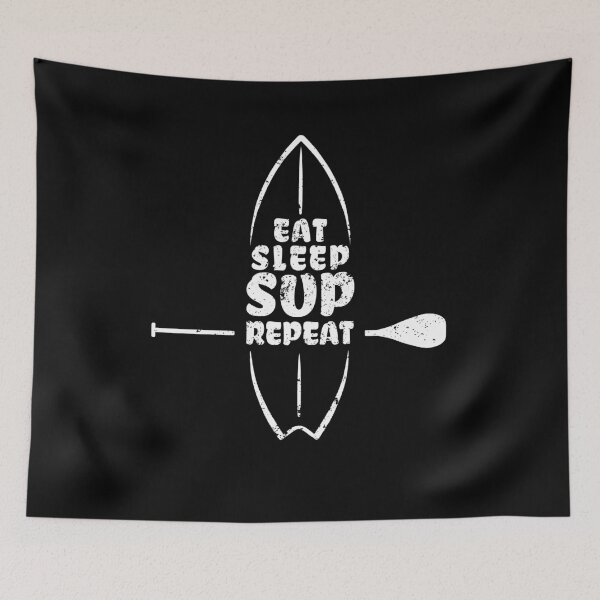 Item preview, Eat Sleep SUP Repeat Stand up Paddle designed and sold by Halfstone.