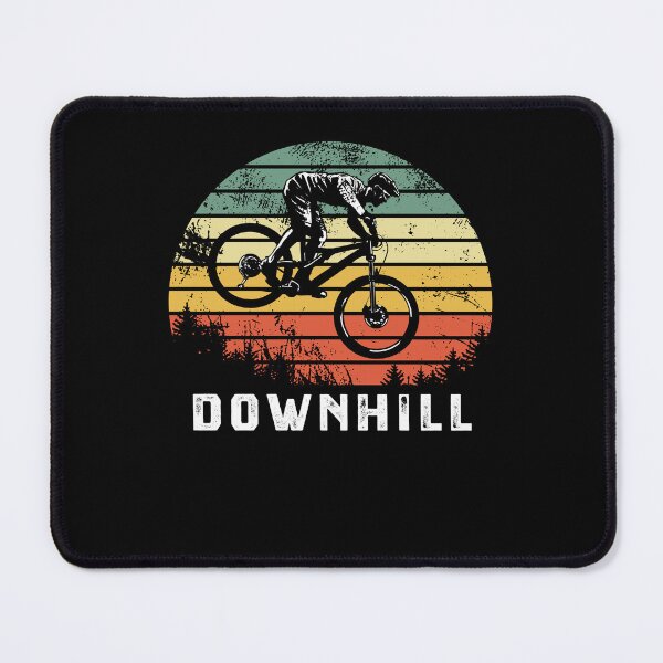 Item preview, Mountain bike downhill MTB rider sunset distress designed and sold by Halfstone.