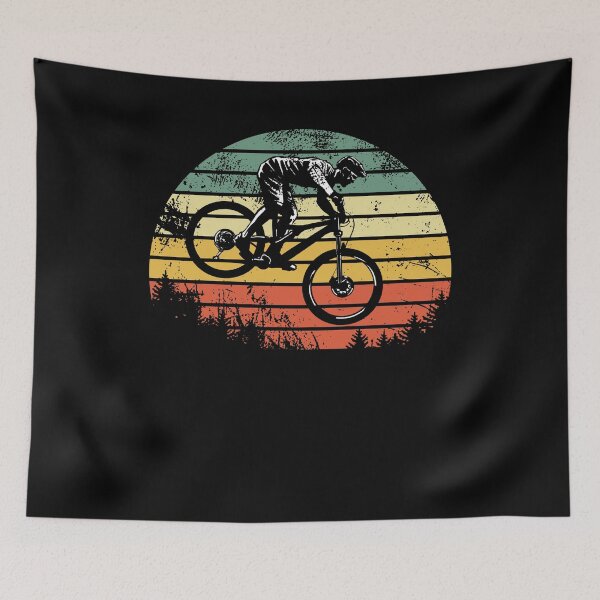 Item preview, Mountain bike downhill MTB rider sunset designed and sold by Halfstone.