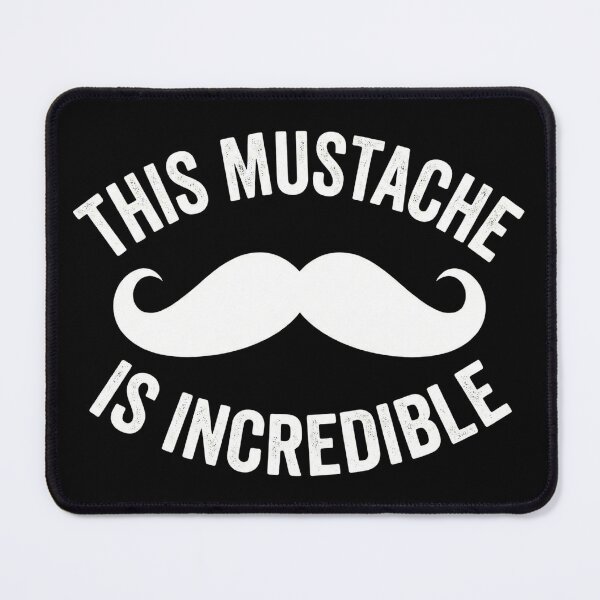 Item preview, This Mustache Is Incredible - Funny Retro Handlebar Mustache designed and sold by Simple Graphics.