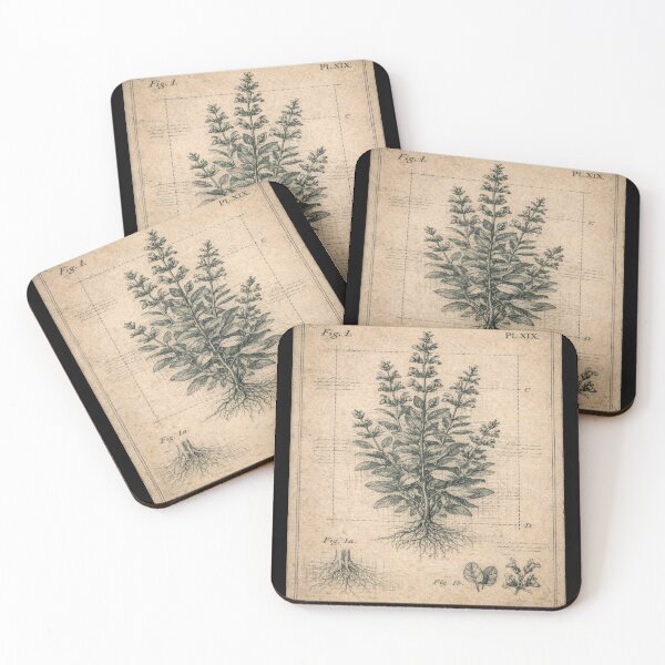 Item preview, Botanical Engraving – Gift for Book Lovers • Dark Academia Herbarium Art designed and sold by JacobKAurumhead.