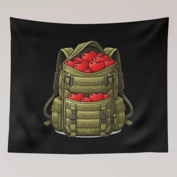 Item preview, Tactical Backpack of Love designed and sold by Tactical Override.