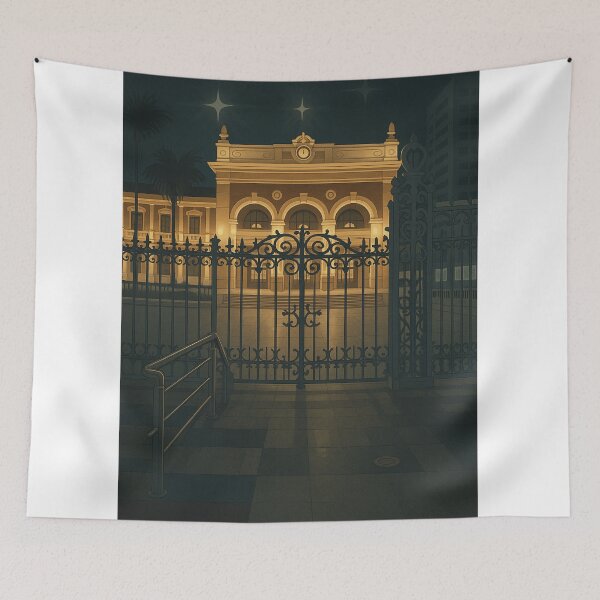 Item preview, Midnight Arrival at the Timeless Station designed and sold by Sepia soul.