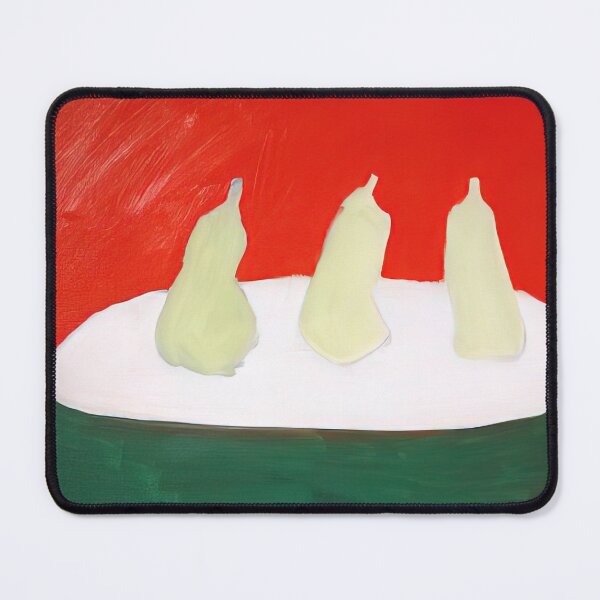 Item preview, Nicolas De Staël Nature Morte, Poires, Fond Vert Et Orange Art Informel designed and sold by melaartni.