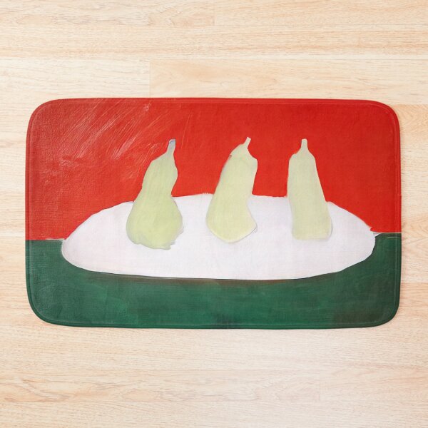 Item preview, Nicolas De Staël Nature Morte, Poires, Fond Vert Et Orange Art Informel designed and sold by melaartni.