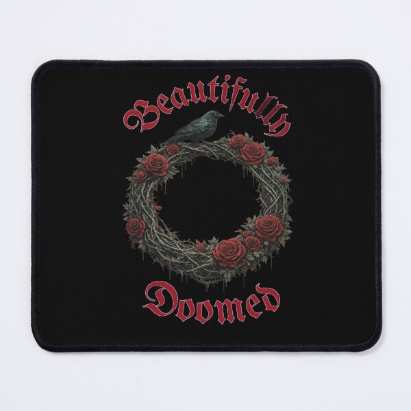Item preview,  Romantic Gothic Thorned Rose and Raven Wreath Design designed and sold by AlienOccupation.