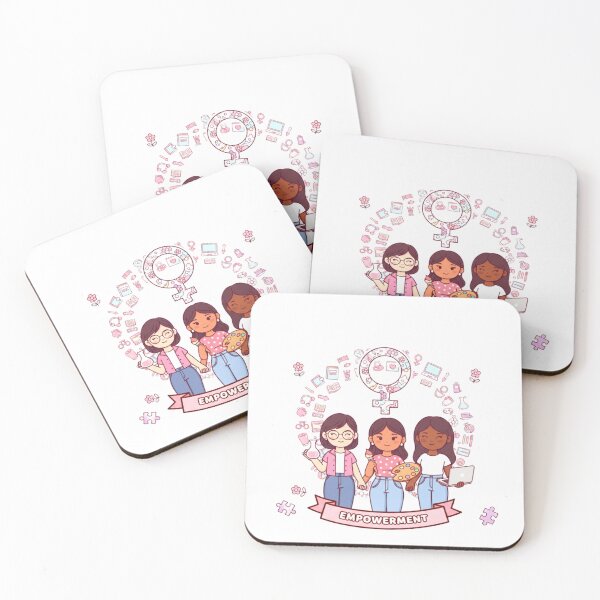 Item preview, International Women's Day Cute Female Empowerment Art designed and sold by Fatomfatom.