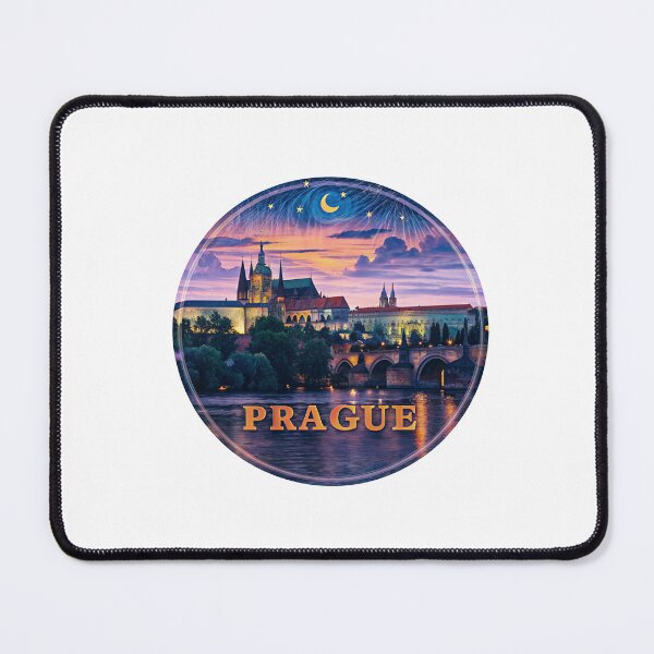 Item preview, Prague Czech Republic Retro Travel Emblem designed and sold by Timegraf.