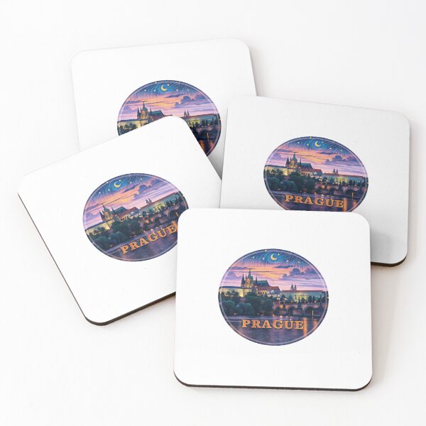 Item preview, Prague Czech Republic Retro Travel Emblem designed and sold by Timegraf.