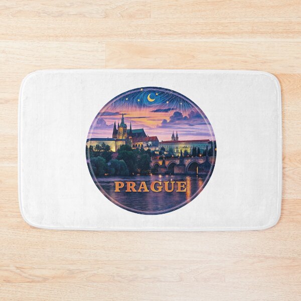 Item preview, Prague Czech Republic Retro Travel Emblem designed and sold by Timegraf.