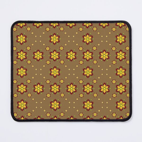 Item preview, Warm Folk Floral Scatter designed and sold by OIL Pattern Design .