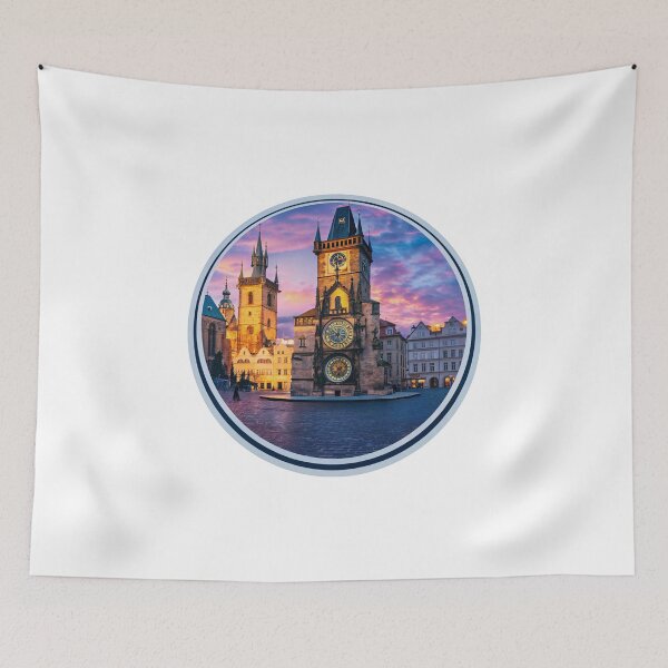 Item preview, Prague Czech Republic Retro Travel Emblem designed and sold by Timegraf.