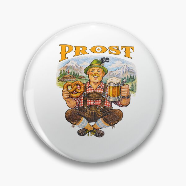 Item preview, Vintage Alpine Beer Man Prost   designed and sold by TeeARTHY.