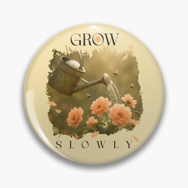 Item preview, Grow Slowly Cottagecore designed and sold by Sachie's Studio.