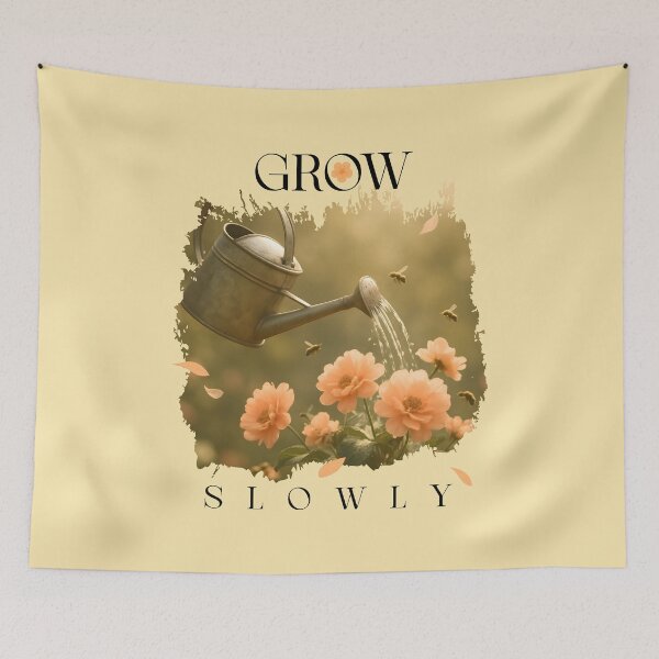 Item preview, Grow Slowly Cottagecore designed and sold by Sachie's Studio.