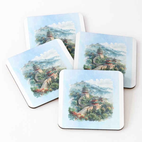 Item preview, The Great Wall of China – Ancient Wonder Travel Art designed and sold by MysticOzzy.