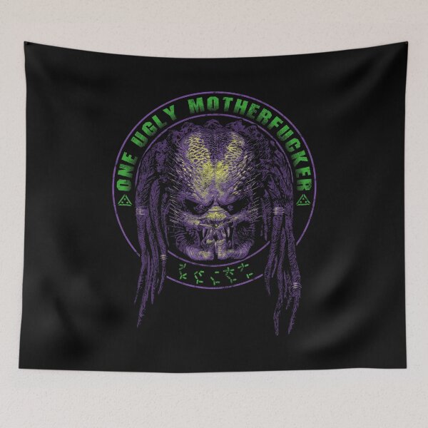Item preview, Jungle Hunter Predator One Ugly MF Yautja Distressed designed and sold by Power Up Prints.