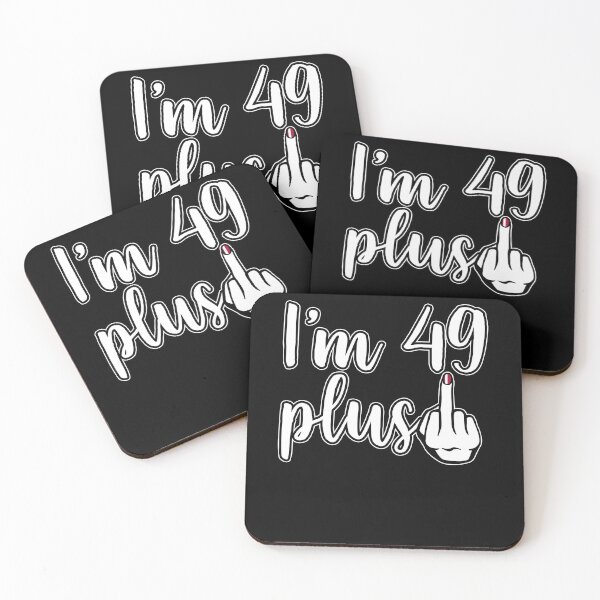 Item preview, I'm 49 Plus one - middle finger 50th birthday designed and sold by Halfstone.