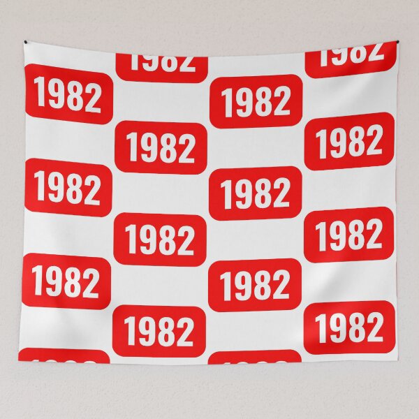 Item preview, 1982 Video Platform Style Logo – Vintage Birthday Gift designed and sold by GlobalBoom.