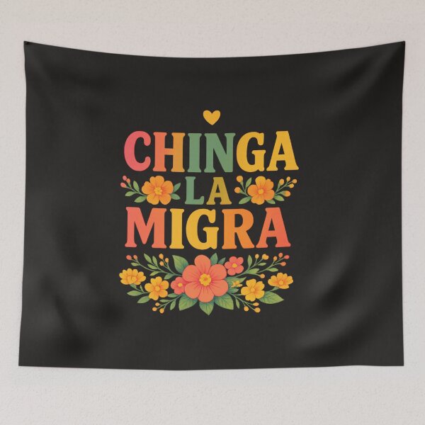 Item preview, Chinga La Migra Abolish ICE Anti Deportation Latino Protest designed and sold by faridman.