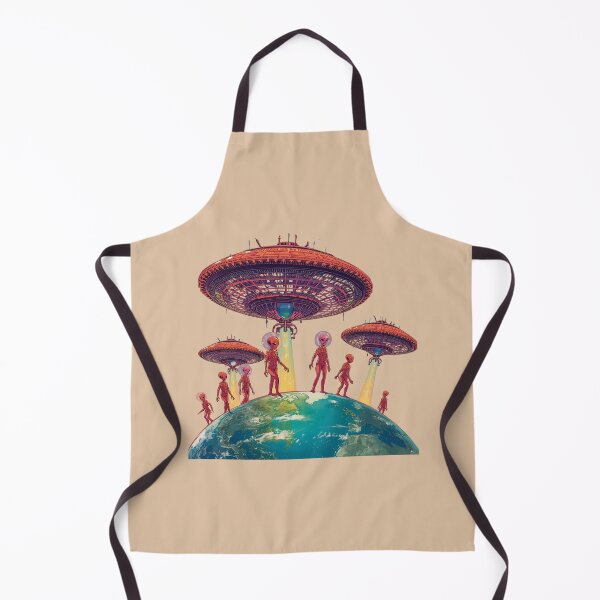 Item preview, Alien Invaders - Retro UFO designed and sold by Nature's Palette.