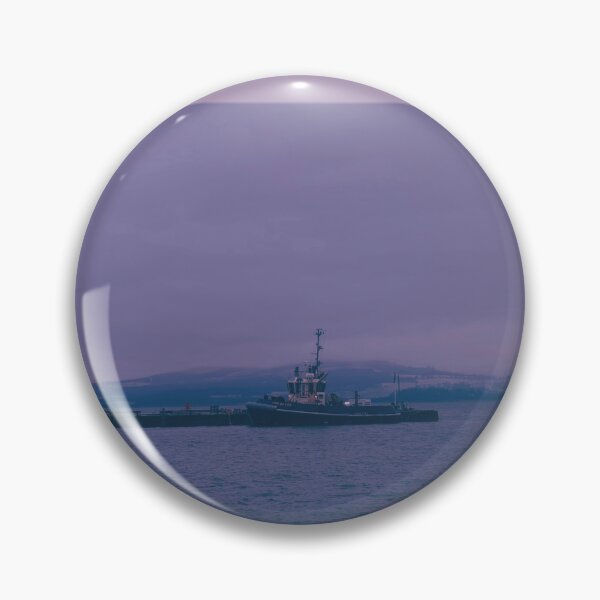 Item preview, Boat docked near Port Glasgow (Scotland) (January 2026) designed and sold by photosbykel.