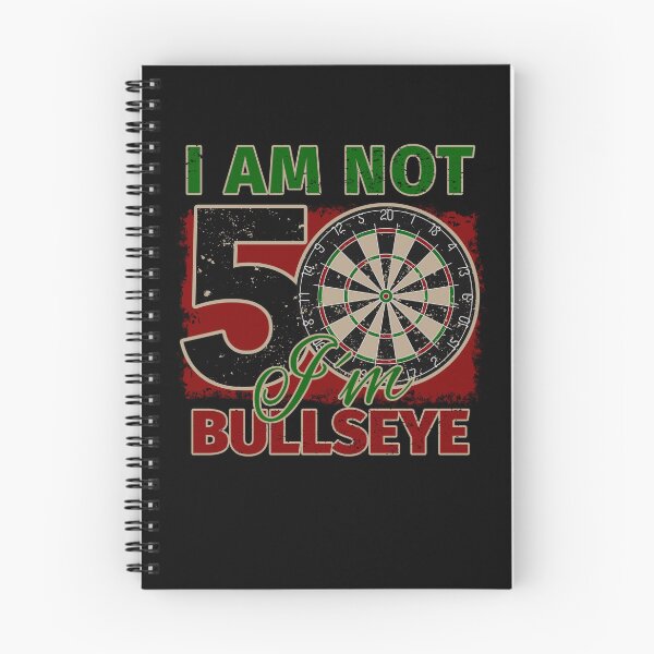 Item preview, I’m Not 50 I’m Bullseye 50th Birthday Gift Funny Dartplayer designed and sold by Halfstone.