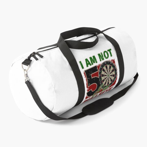 Item preview, I’m Not 50 I’m Bullseye 50th Birthday Gift Funny Dartplayer designed and sold by Halfstone.