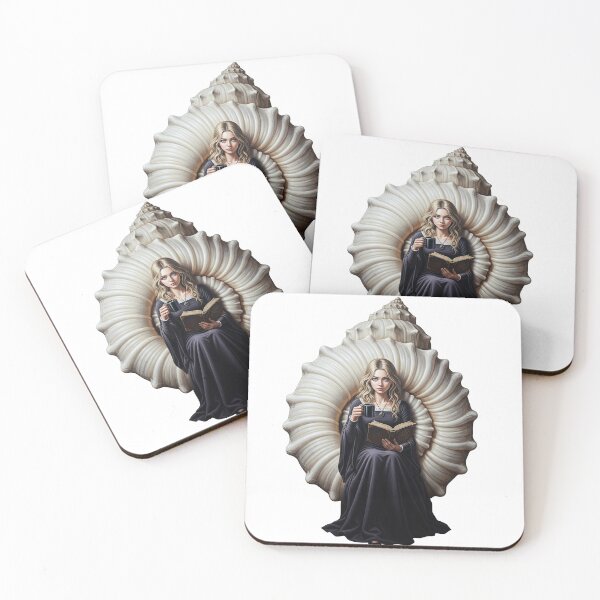 Item preview, Mystical Shell Maiden Reading Grimoire designed and sold by TeeARTHY.