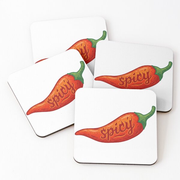 Item preview, "Spicy" - Red Chili Pepper Illustration designed and sold by Simple Graphics.