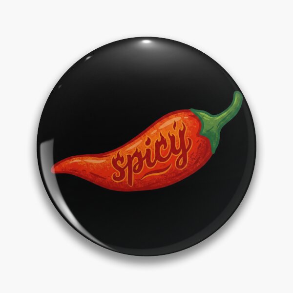 Item preview, "Spicy" - Red Chili Pepper Illustration designed and sold by Simple Graphics.
